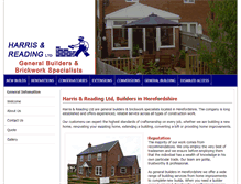 Tablet Screenshot of harrisreading-builders.co.uk